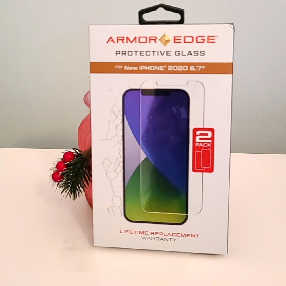 Armor Edge - Glass Screen Protector for iPhone 12 Pro Max - DUAL PACK